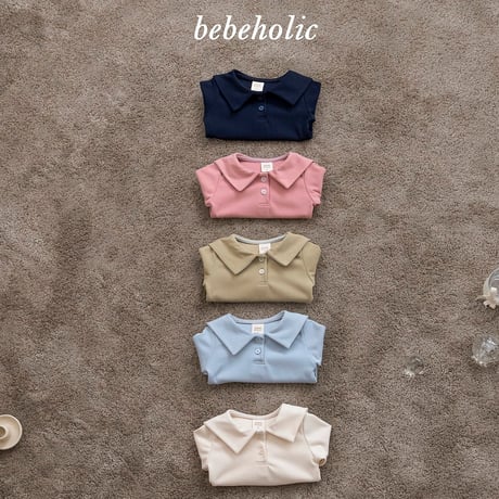bebeholic/34. collar T-shirt S(3-6M)-XL(18-24M)