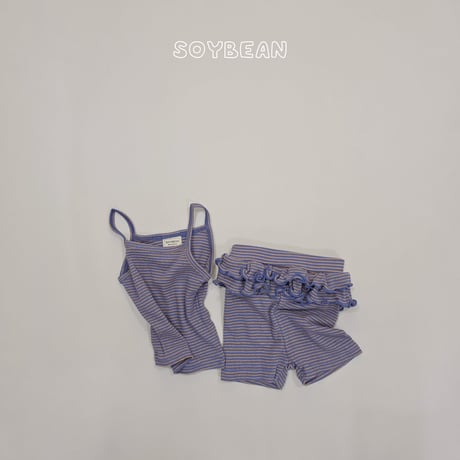 soybean/86. plan ) very fril updown set XS-XL