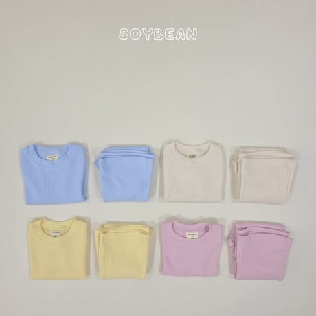 soybean/26. plan ) candy napal updown set XS-XL