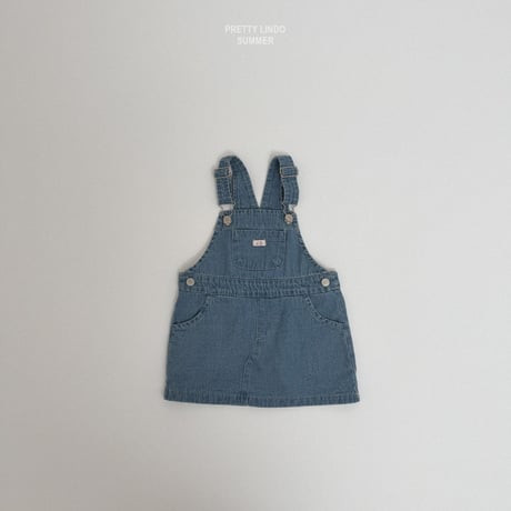 lindo/49. denim overalls one-piece XS-XL
