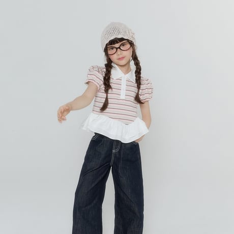 forkchips/58. eve fril shirts collar T-shirt JS-JXL