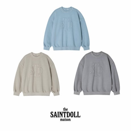 saintdoll/44. embroidery pig man-to-man ADULT