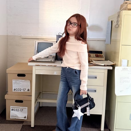 comma/21. denim gimo boots cut 160-170