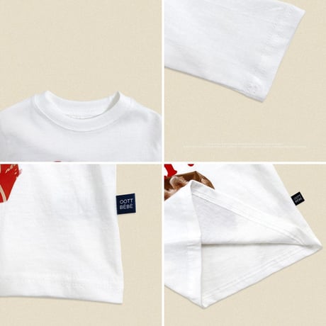 oottbebe/20. puffy series kids ( family ) T-shirt XS(0-1Y)-XL(4-5Y)