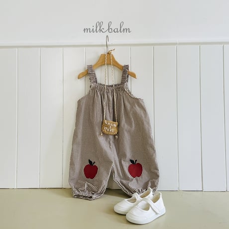 milkbalm/25. apple overalls XS-XL