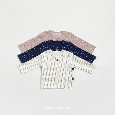 oottbebe/38. flower updown inner wear XS(6-12M)-XL(5-6Y)