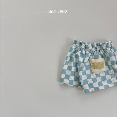 lalaland/49. checker board half pants 6M-18M