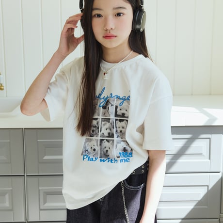 sm2/16. puffy half t T-shirt 9-17
