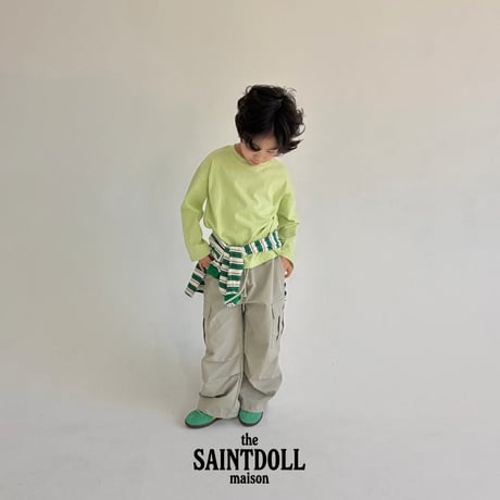 saintdoll/21. daily embroidery T-shirt XL-JM