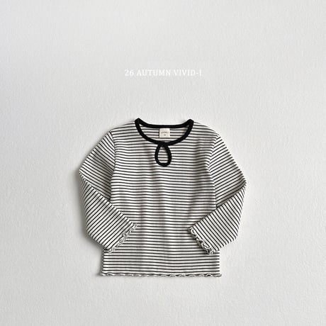 vividi/149. stripe T-shirt XS-XL