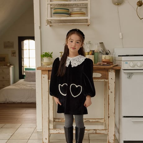 melikey/90. heart one-piece JS-JM