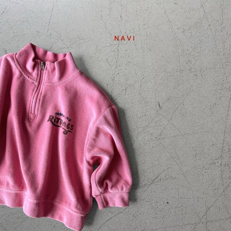 navi/57. morning half zipup T-shirt 2XL-JL