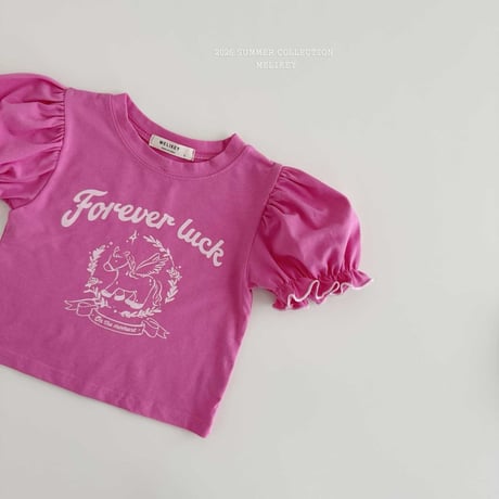 melikey/27. pony puff T-shirt XS-XL