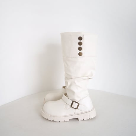 zanclover/61. curf shirring long boots 160-220