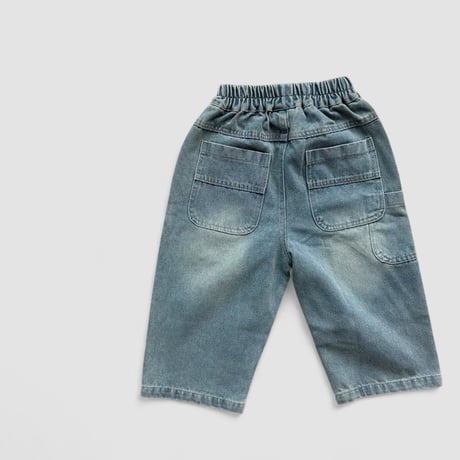 reve/18. multi pocket denim pants S-2XL