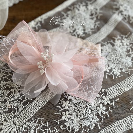 oren/15. roze hairpin ( cream pink hairband FREE