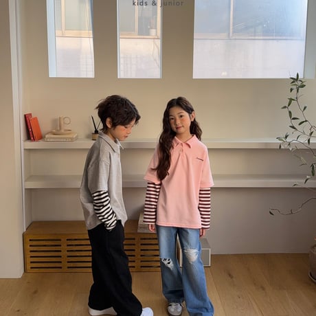 owen/15. dreaming rayerd collar T-shirt S-XL