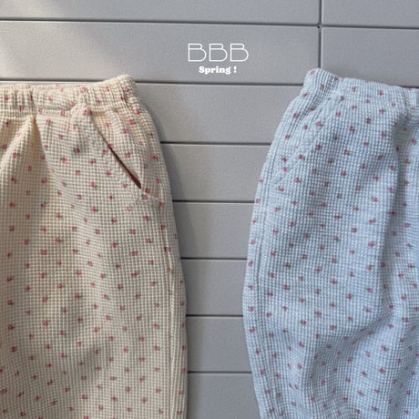 bellabambina/34. waffle flower jogger pants XS-XL