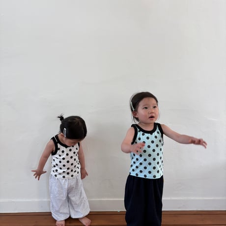 pepper/48. bongbong dot sleeveless XS-XL