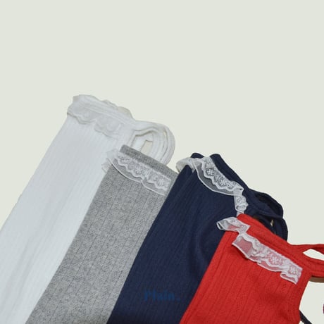plain/16. plain lace socks FREE