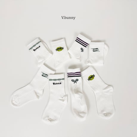 vbunny/12. lacket socks set M(130-150)-XL(180-210)
