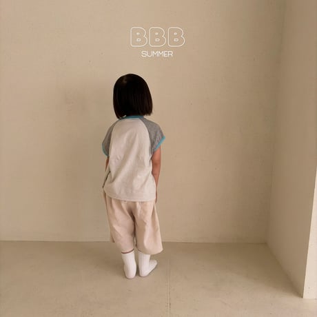 bellabambina/95. over two color rappa T-shirt XS-XL