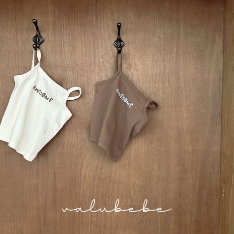 valubebe/42. awesome lettering T-shirt 6M-S