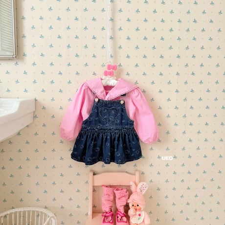ueo/16. cheese overalls skirt JS-JM