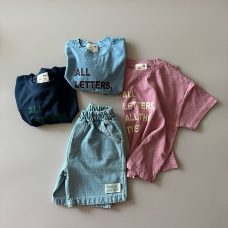 bonbonbutik/2. letter T-shirt JS-JM