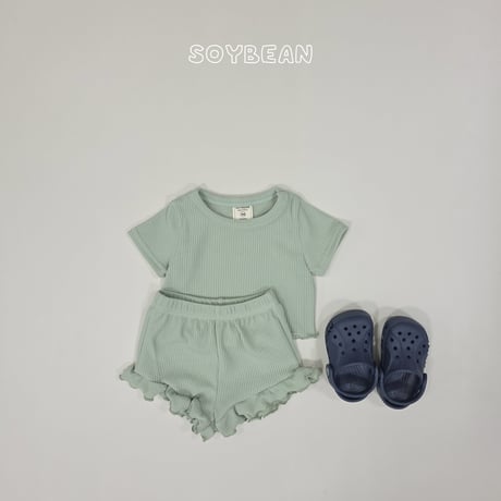 soybean/81. plan ) fresh fril updown set XS-XL