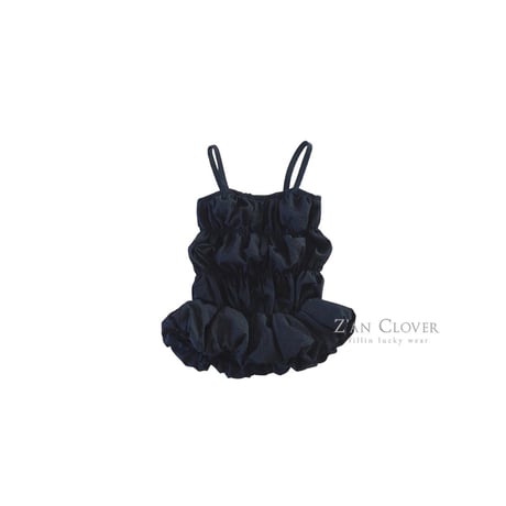 zanclover/42. bubble shirring one-piece 13-19