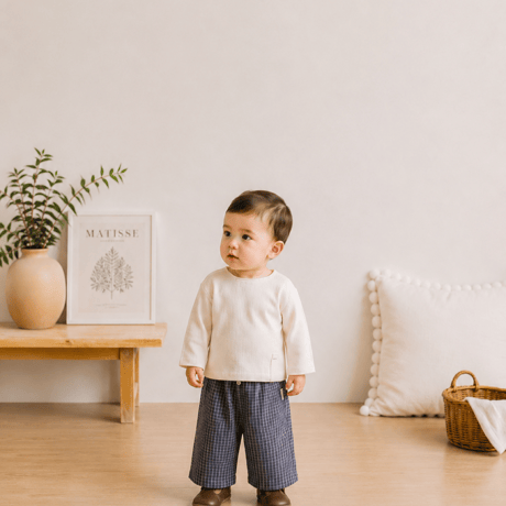 valubebe/15. button chino pants 6M-S