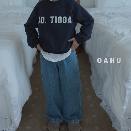 oahu/49. 501 wide denim pants JS-JXL