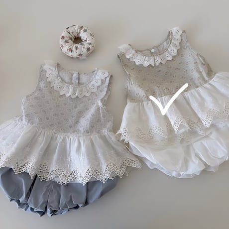 aiai/55. daily pongpong updown set bloomer S(6M-2Y)-XL(4-5Y)