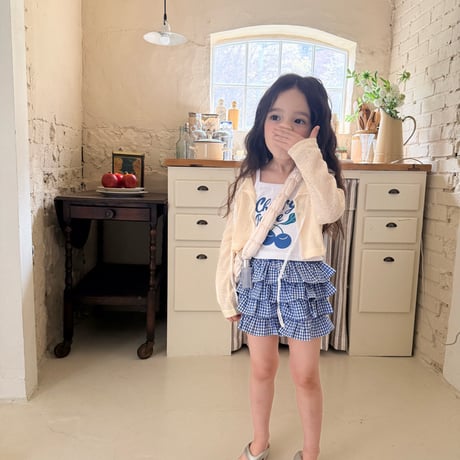 comma/199. check P skirt 110-130