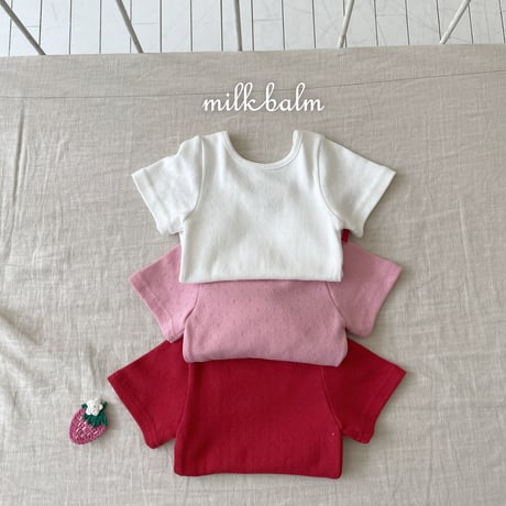 milkbalm/25. ailet half t T-shirt XS-XL