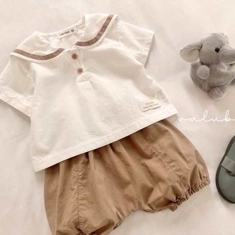 valubebe/63. sailer button blouse 6M-S