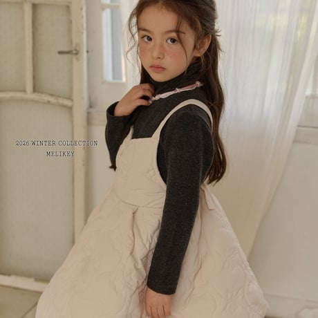 melikey/92. quilting bangbang one-piece JS-JM