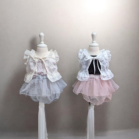 bebeholic/38. lilly fril sleeveless S(3-6M)-L(12-18M)
