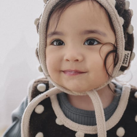 onu/35. pompom bonnet FREE(0-2)