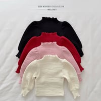melikey/3. golgi puff T knit XS-XL