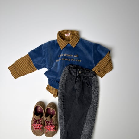 andbutter/27. Toffee Check Shirt JS-JM
