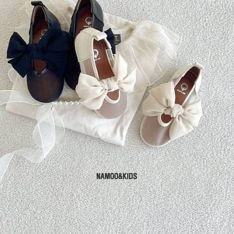 namoo/26. Yui Chiffon Ribbon Flats 140-220