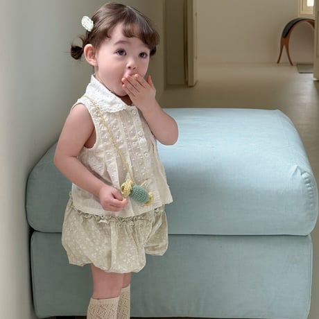 aiai/5. sweet updown set bloomer S(6M-2Y)-XL(4-5Y)