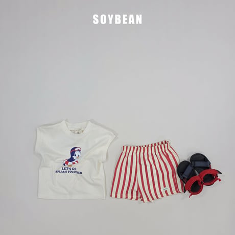 soybean/180. plan ) Penguin vacance updown set XS-XL