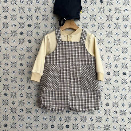 gou/143. B-pattern overalls  2(6-12M)-3(12-18M)