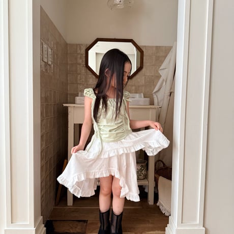 comma/164. unbal skirt 140-150
