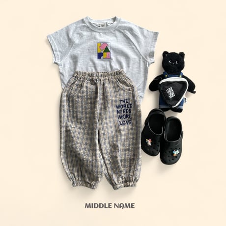 middlename/64. checkcheck jogger pants JS-JM