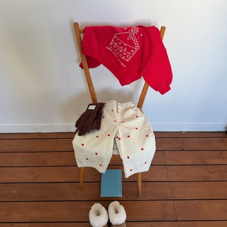 ninibello/72. Milk Heart Embroidery Pants? 2XL