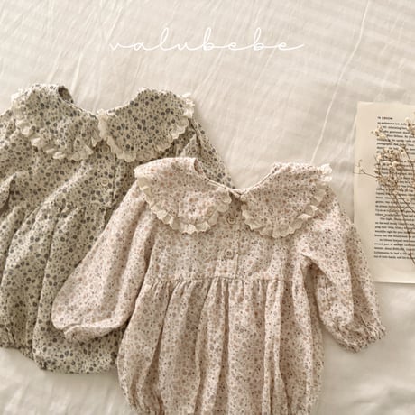 valubebe/15. gran flower collar suit 6M-18M
